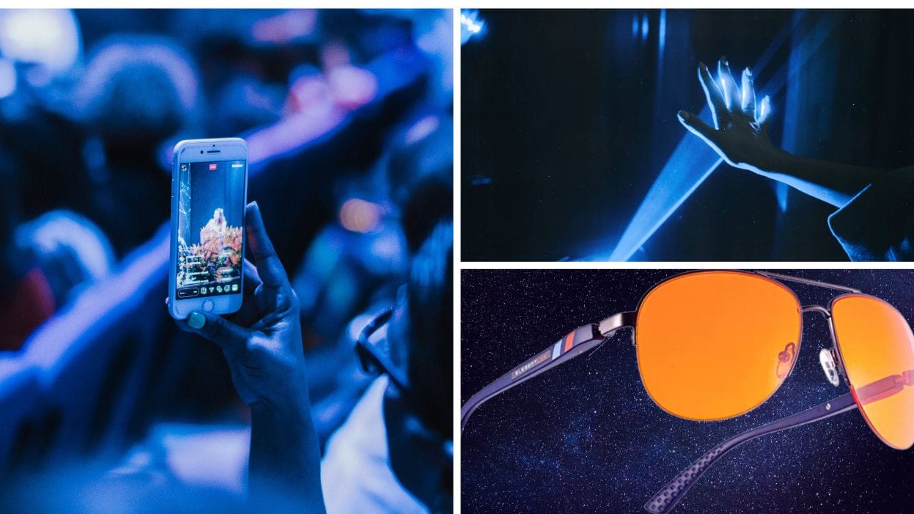 Images of Blue light and blocking glasses