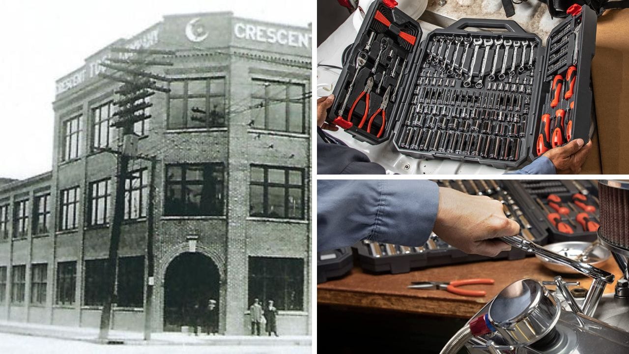 Various photos of Crescent Tools