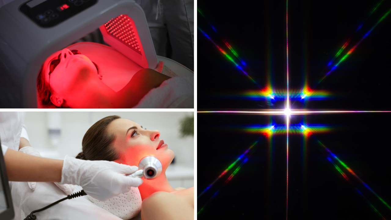 Photos of RLT and light spectrum